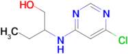 2-[(6-chloropyrimidin-4-yl)amino]butan-1-ol