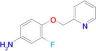 3-Fluoro-4-(pyridin-2-ylmethoxy)aniline