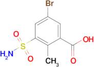 5-Bromo-2-methyl-3-sulfamoylbenzoic acid