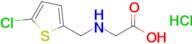 2-{[(5-chlorothiophen-2-yl)methyl]amino}acetic acid hydrochloride