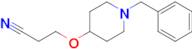 3-[(1-benzylpiperidin-4-yl)oxy]propanenitrile