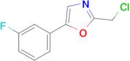 2-(Chloromethyl)-5-(3-fluorophenyl)-1,3-oxazole