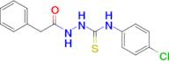 n-{[(4-chlorophenyl)carbamothioyl]amino}-2-phenylacetamide