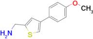 [4-(4-methoxyphenyl)thiophen-2-yl]methanamine