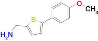 [5-(4-methoxyphenyl)thiophen-2-yl]methanamine