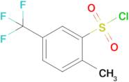 2-Methyl-5-(trifluoromethyl)benzene-1-sulfonyl chloride