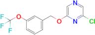 2-Chloro-6-{[3-(trifluoromethoxy)phenyl]methoxy}pyrazine