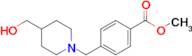 Methyl 4-{[4-(hydroxymethyl)piperidin-1-yl]methyl}benzoate