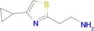 2-(4-Cyclopropyl-1,3-thiazol-2-yl)ethan-1-amine