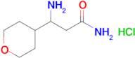 3-Amino-3-(oxan-4-yl)propanamide hydrochloride