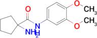 1-Amino-N-(3,4-dimethoxyphenyl)cyclopentane-1-carboxamide