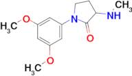 1-(3,5-Dimethoxyphenyl)-3-(methylamino)pyrrolidin-2-one