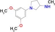 1-(3,5-Dimethoxyphenyl)-N-methylpyrrolidin-3-amine