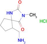 6-(Aminomethyl)-3-methyl-1,3-diazaspiro[4.4]nonane-2,4-dione hydrochloride