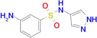 3-Amino-N-(1h-pyrazol-4-yl)benzene-1-sulfonamide