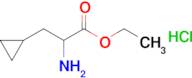 Ethyl 2-amino-3-cyclopropylpropanoate hydrochloride