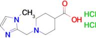 1-[(1-methyl-1h-imidazol-2-yl)methyl]piperidine-4-carboxylic acid dihydrochloride