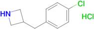 3-[(4-chlorophenyl)methyl]azetidine hydrochloride