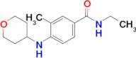 n-Ethyl-3-methyl-4-[(oxan-4-yl)amino]benzamide