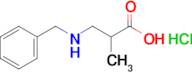 3-(Benzylamino)-2-methylpropanoic acid hydrochloride