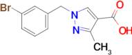 1-[(3-bromophenyl)methyl]-3-methyl-1h-pyrazole-4-carboxylic acid