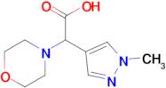 2-(1-Methyl-1h-pyrazol-4-yl)-2-(morpholin-4-yl)acetic acid