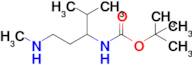 Tert-butyl n-[4-methyl-1-(methylamino)pentan-3-yl]carbamate