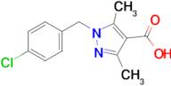1-[(4-chlorophenyl)methyl]-3,5-dimethyl-1h-pyrazole-4-carboxylic acid