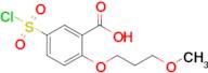 5-(Chlorosulfonyl)-2-(3-methoxypropoxy)benzoic acid