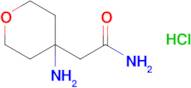 2-(4-Aminooxan-4-yl)acetamide hydrochloride