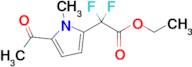 Ethyl 2-(5-acetyl-1-methyl-1h-pyrrol-2-yl)-2,2-difluoroacetate