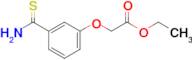 Ethyl 2-(3-carbamothioylphenoxy)acetate