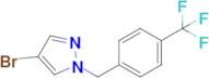 4-Bromo-1-{[4-(trifluoromethyl)phenyl]methyl}-1h-pyrazole