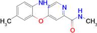 4-(2-Amino-5-methylphenoxy)-N-methylpyridine-2-carboxamide