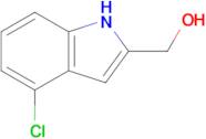 (4-Chloro-1h-indol-2-yl)methanol