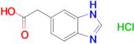 1H-Benzimidazole-6-acetic acid, hydrochloride (1:1)