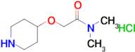n,n-Dimethyl-2-(piperidin-4-yloxy)acetamide hydrochloride