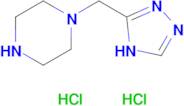 1-((4h-1,2,4-Triazol-3-yl)methyl)piperazine dihydrochloride