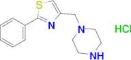 2-Phenyl-4-(piperazin-1-ylmethyl)thiazole hydrochloride