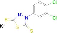 potassium 4-(3,4-dichlorophenyl)-2,5-disulfanylidene-1,3,4-thiadiazolidin-3-ide