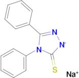 sodium 3,4-diphenyl-5-sulfanylidene-4,5-dihydro-1H-1,2,4-triazol-1-ide