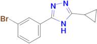 3-(3-bromophenyl)-5-cyclopropyl-4H-1,2,4-triazole