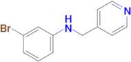 3-Bromo-N-(pyridin-4-ylmethyl)aniline