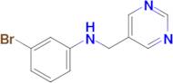 3-Bromo-N-(pyrimidin-5-ylmethyl)aniline