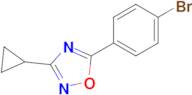 5-(4-Bromophenyl)-3-cyclopropyl-1,2,4-oxadiazole