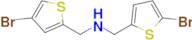 1-(4-Bromothiophen-2-yl)-N-((5-bromothiophen-2-yl)methyl)methanamine