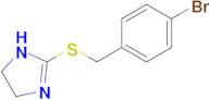 2-((4-Bromobenzyl)thio)-4,5-dihydro-1h-imidazole