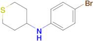 n-(4-Bromophenyl)tetrahydro-2h-thiopyran-4-amine