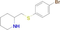 2-(((4-Bromophenyl)thio)methyl)piperidine