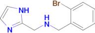 n-((1h-Imidazol-2-yl)methyl)-1-(2-bromophenyl)methanamine